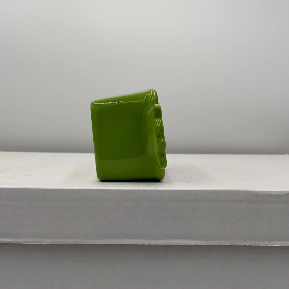 Christmas Candy Wrapper Loaf Pan Set‎ of 2 Ceramic 8
